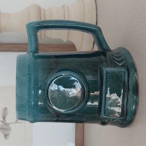 Large Turquoise Canada Pottery Beer Stein